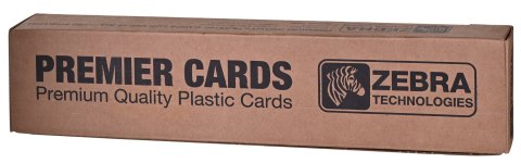 Karty plastikowe Zebra PVC Premier białe 0,762mm 500szt 104523-111 Karty plastikowe Zebra PVC Premier białe 0,762mm 500szt 104523-111
