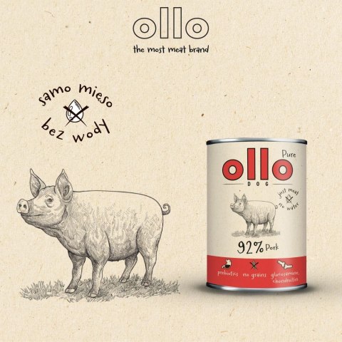 Ollo Pure Wieprzowina 850g Ollo Pure Wieprzowina 850g