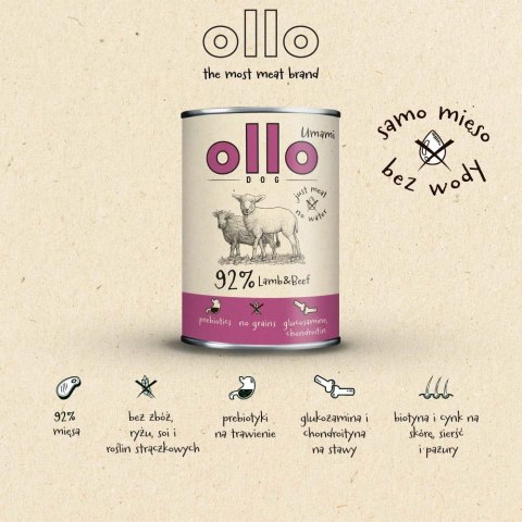 Ollo Umami Jagniecina i Wołowina 850g Ollo Umami Jagniecina i Wołowina 850g