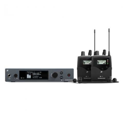 Sennheiser EW IEM G4-twin-A - Zestaw fonii zwrotnej z dwoma odbiornikami 516-558 MHz (odsłuch sceniczny) Sennheiser EW IEM G4-twin-A - Zestaw fonii zwrotnej z dwoma odbiornikami 516-558 MHz (odsłuch sceniczny)