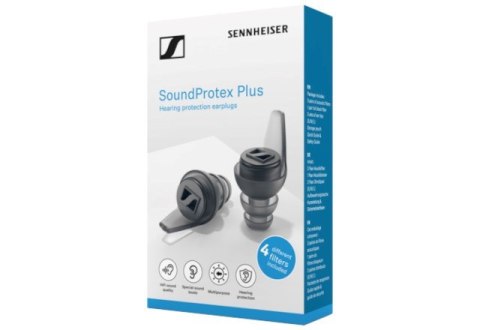 Sennheiser SoundProtex Plus - Ochronne wkładki do uszu wyposażone w 5 rodzajów filtrów akustycznych Sennheiser SoundProtex Plus - Ochronne wkładki do uszu wyposażone w 5 rodzajów filtrów akustycznych