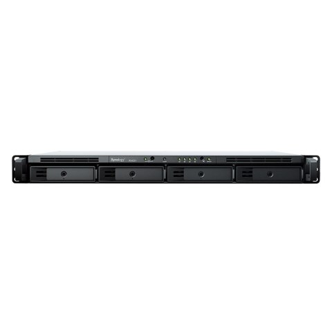 NAS Synology RS422+; 1U RACK; 4x (3.5" SATA HDD/2.5" SATA SSD); AMD Ryzen R1600; 2 GB DDR4 ECC, 2x 1GbE RJ-45 NAS Synology RS422+; 1U RACK; 4x (3.5" SATA HDD/2.5" SATA SSD); AMD Ryzen R1600; 2 GB DDR4 ECC, 2x 1GbE RJ-45
