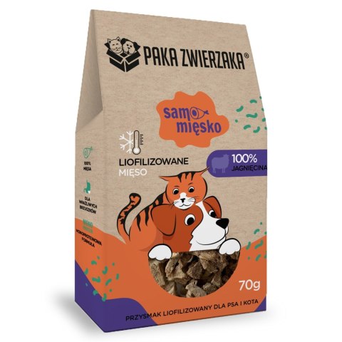 Paka Zwierzaka Samo Mięsko jagnięcina przysmak 70g