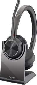 Zestaw słuchawkowy Bluetooth Poly Voyager 4320 MS Teams Certified USB-C Headset with charge stand +BT700 dongle 77Z32AA