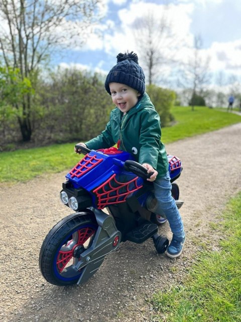 Jeździk elektryczny dla dzieci Motocykl Spider-Man Huffy 17345W Jeździk elektryczny dla dzieci Motocykl Spider-Man Huffy 17345W