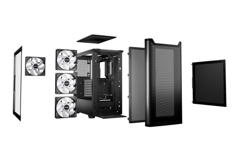 OBUDOWA BE QUIET! PURE BASE 501 LX Black BGW78 OBUDOWA BE QUIET! PURE BASE 501 LX Black BGW78