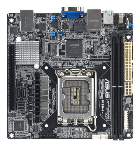 Płyta główna Asus P13R-I 1x LGA1700 Intel Xeon E-24XX C262 (2xDIMM, 6x SATA, 1xM.2, 2x1GbE, ASMB11-iKVM, miniITX) Płyta główna Asus P13R-I 1x LGA1700 Intel Xeon E-24XX C262 (2xDIMM, 6x SATA, 1xM.2, 2x1GbE, ASMB11-iKVM, miniITX)