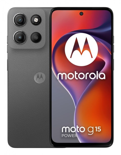 Smartfon Motorola Moto G15 Power 8/256GB Gravity Grey (WYPRZEDAŻ) Smartfon Motorola Moto G15 Power 8/256GB Gravity Grey (WYPRZEDAŻ)