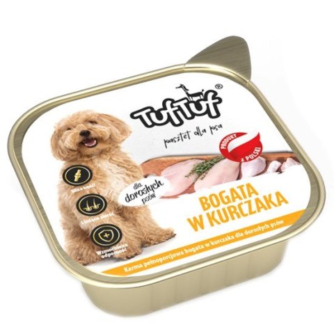 Tuf Tuf Pasztet drobiowy alupak dla psa 300g Tuf Tuf Pasztet drobiowy alupak dla psa 300g