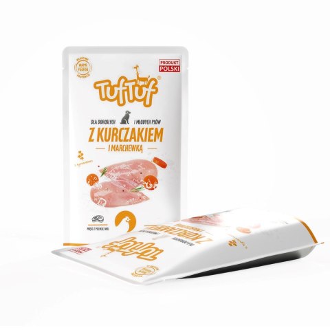 Tuf Tuf Saszetka mielonka z kurczakiem dla psa 500g Tuf Tuf Saszetka mielonka z kurczakiem dla psa 500g