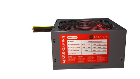 Zasilacz TACENS Mars MPII TACMARS-MPII550 (550 W; Aktywne) Zasilacz TACENS Mars MPII TACMARS-MPII550 (550 W; Aktywne)