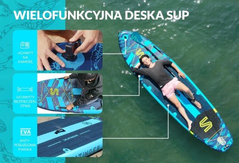 Deska SUP SKATINGER Asiaticus 350x89x15 cm Yoga Deska SUP SKATINGER Asiaticus 350x89x15 cm Yoga