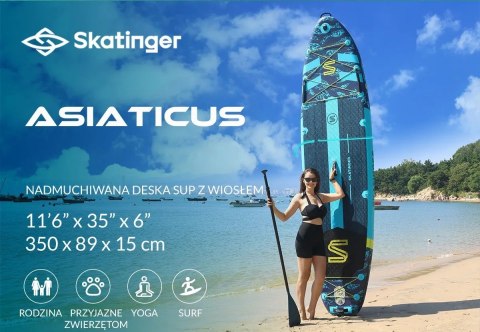 Deska SUP SKATINGER Asiaticus 350x89x15 cm Yoga Deska SUP SKATINGER Asiaticus 350x89x15 cm Yoga