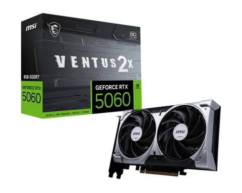 Karta graficzna MSI RTX 5060 8G VENTUS 2X OC Karta graficzna MSI RTX 5060 8G VENTUS 2X OC
