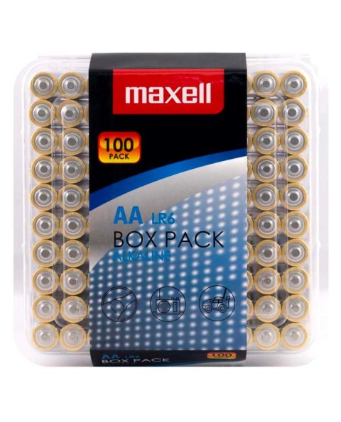 MAXELL Bateria alkaliczna Alkaline AA LR6 100 szt. (10x10 szt.) MAXELL Bateria alkaliczna Alkaline AA LR6 100 szt. (10x10 szt.)