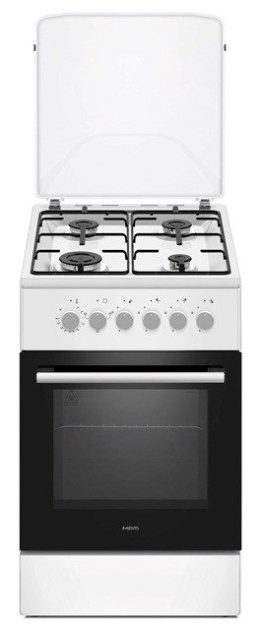 Kuchnia gazowo-elektryczna MPM-56-KGE-03 Biała