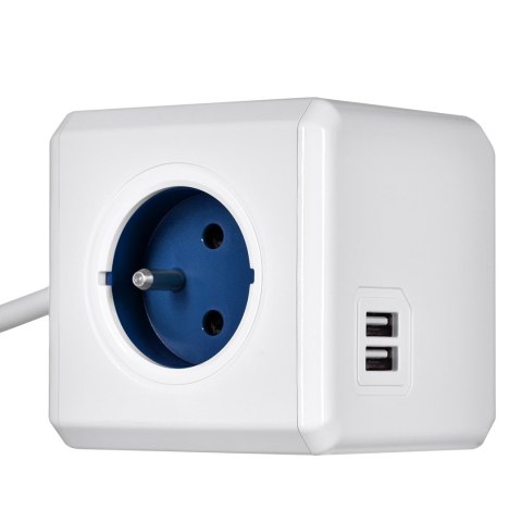 Przedłużacz allocacoc PowerCube Extended USB 2402BL/FREUPC (1,5m; kolor niebieski) Przedłużacz allocacoc PowerCube Extended USB 2402BL/FREUPC (1,5m; kolor niebieski)