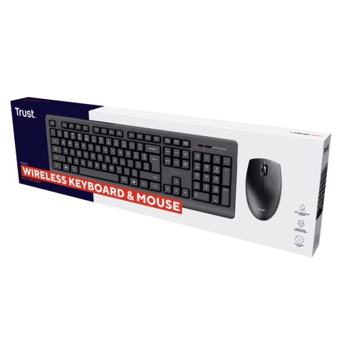 Zestaw KLAWIATURA + MYSZ TRUST PRIMO Wireless Zestaw KLAWIATURA + MYSZ TRUST PRIMO Wireless