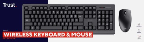 Zestaw KLAWIATURA + MYSZ TRUST PRIMO Wireless Zestaw KLAWIATURA + MYSZ TRUST PRIMO Wireless