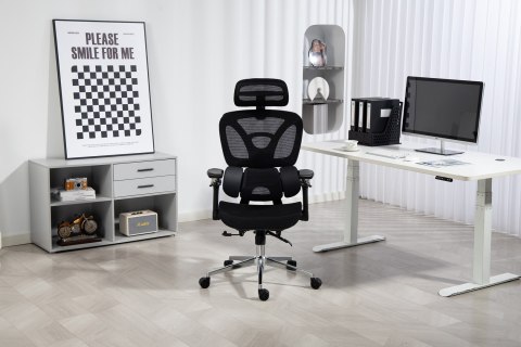 Ergonomiczny fotel biurowy ACTIVEJET YK848 czarny