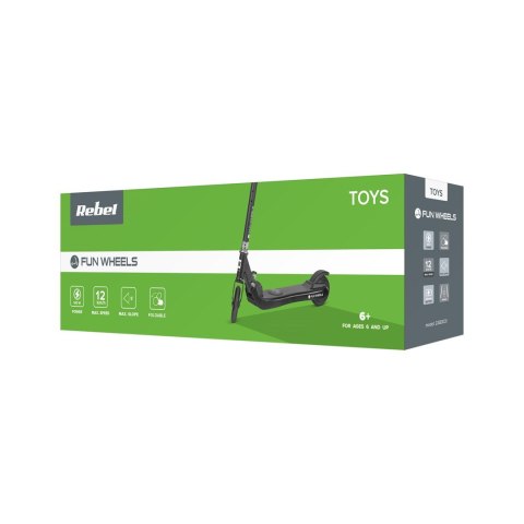 Hulajnoga elektryczna dla dzieci REBEL FUN WHEELS WHITE