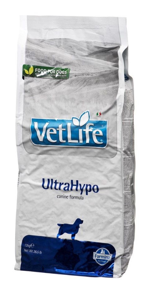 Farmina Vet Life Ultrahypo Dog sucha karma dla psa 12kg (WYPRZEDAŻ)