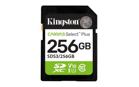 KINGSTON SDXC 256GB Canvas Select Plus Gen3 150MB/s KINGSTON SDXC 256GB Canvas Select Plus Gen3 150MB/s