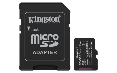KINGSTON microSDXC 1TB Canvas Select Plus 3 + ADP KINGSTON microSDXC 1TB Canvas Select Plus 3 + ADP