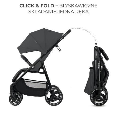 Kinderkraft wózek spacerowyTRIG 3 GRANITE GREY Kinderkraft wózek spacerowyTRIG 3 GRANITE GREY