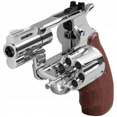 Rewolwer wiatrówka RANGER Python 357 Magnum 2,5" chrom KWC kal. 4,5 BBs 6-strz. FULL METAL CO2 (AAKCMD661BZB) Rewolwer wiatrówka RANGER Python 357 Magnum 2,5" chrom KWC kal. 4,5 BBs 6-strz. FULL METAL CO2 (AAKCMD661BZB)