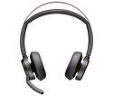 Słuchawki Poly Voyager Focus 2 UC Headset +USB-A to USB-C Cable +Charging Stand Retail Packaging