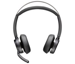 Słuchawki Poly Voyager Focus 2 UC Headset +USB-A to USB-C Cable +Charging Stand Retail Packaging