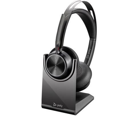Słuchawki Poly Voyager Focus 2 UC Headset +USB-A to USB-C Cable +Charging Stand Retail Packaging Słuchawki Poly Voyager Focus 2 UC Headset +USB-A to USB-C Cable +Charging Stand Retail Packaging