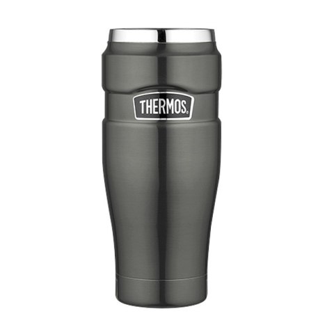 Termokubek wodoszczelny 470 ml THERMOS - metaliczny szary Termokubek wodoszczelny 470 ml THERMOS - metaliczny szary