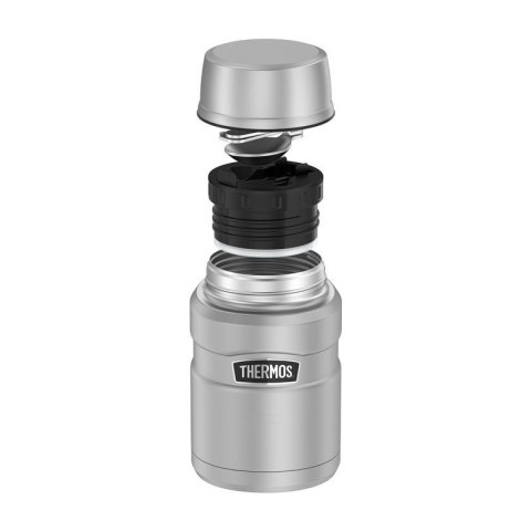 Termos na jedzenie 710 ml z składaną łyżką i kubkiem THERMOS - zieleń wojskowa Termos na jedzenie 710 ml z składaną łyżką i kubkiem THERMOS - zieleń wojskowa
