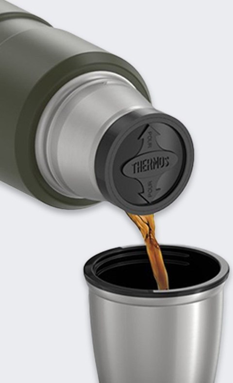 Termos na napoje 470 ml THERMOS - zieleń wojskowa Termos na napoje 470 ml THERMOS - zieleń wojskowa