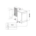 Zmywarka WHIRLPOOL WFC 3C26 PF X
