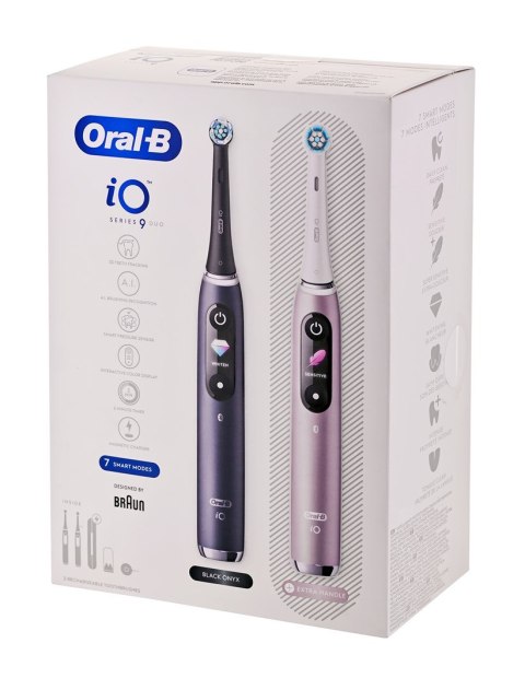 Szcoteczka Oral-B iO Series 9 Duo Black Onyx/Rose Szcoteczka Oral-B iO Series 9 Duo Black Onyx/Rose