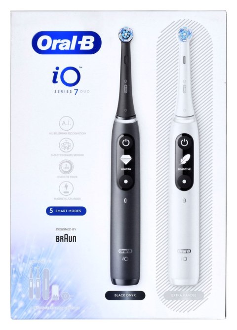 Szczoteczka Oral-B iO Series 7 Duo Black/White JAS2 Szczoteczka Oral-B iO Series 7 Duo Black/White JAS2