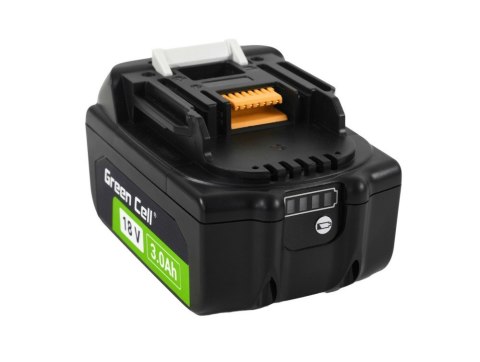 Akumulator zamiennik Green Cell BL1830 do elektronarzędzi Makita LXT 18V 3Ah