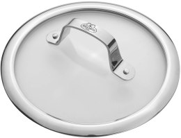 BALLARINI 75002-902-0 pokrywka Okrągły Stal nierdzewna, Przezroczysty