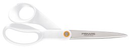 Fiskars F061200487 Nożyczki szkolne i papiernicze Nożyczki biurowe Proste cięcie Stal nierdzewna, Biały