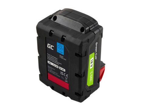 Green Cell Bateria do elektronarzędzi Milwaukee M18 18V 5Ah Akumulator zamiennik M18 B5 4932430483 Green Cell Bateria do elektronarzędzi Milwaukee M18 18V 5Ah Akumulator zamiennik M18 B5 4932430483