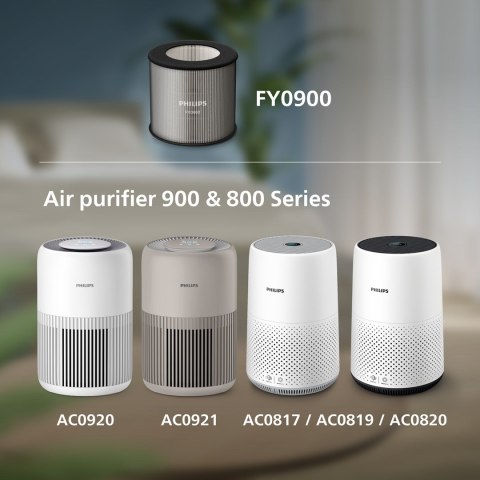 Philips Filtr FY0900/30 do oczyszczaczy powietrza serii 900 & 800 Philips Filtr FY0900/30 do oczyszczaczy powietrza serii 900 & 800
