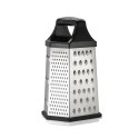 Resto Kitchenware 95413 ręczna tarka / spiralizer Tarka z pojemnikiem Czarny, Stal nierdzewna