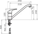 Bateria kuchenna PYRAMIS ASALIA 090921301 szary beton