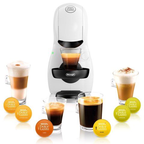 De'Longhi Piccolo EDG110.WB Ręczny Ekspres do kawy na kapsułki 0,8 l De'Longhi Piccolo EDG110.WB Ręczny Ekspres do kawy na kapsułki 0,8 l