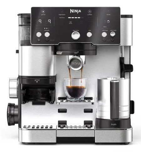 Ekspres do kawy Ninja Luxe Essential (ES501EU) srebrny Ekspres do kawy Ninja Luxe Essential (ES501EU) srebrny