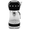 Ekspres do kawy Smeg z kolbą 50's Style Black ECF02BLEU