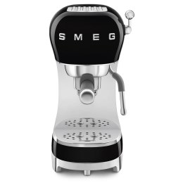 Ekspres do kawy Smeg z kolbą 50's Style Black ECF02BLEU